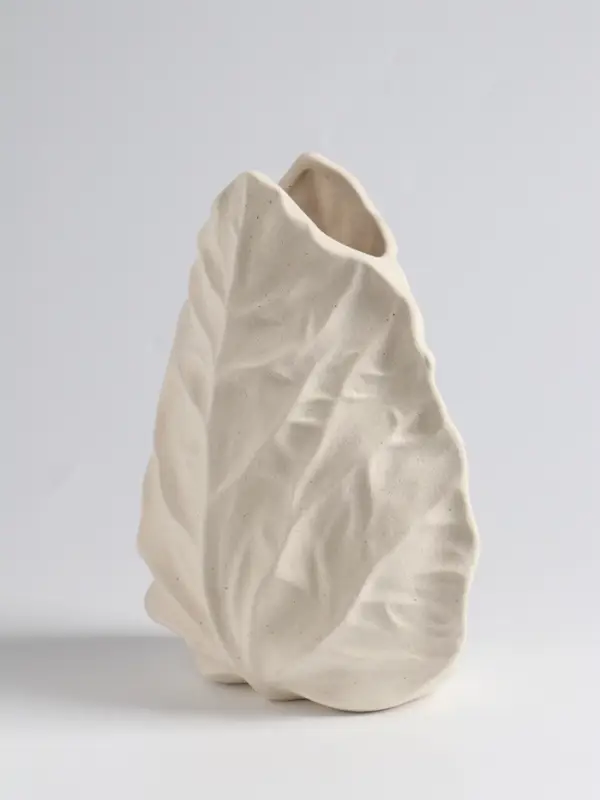 Ваза «Давинсия», 20.5×16 см, керамика, бежевый Ваза «Давинсия», 20.5×16 см, керамика, бежевый