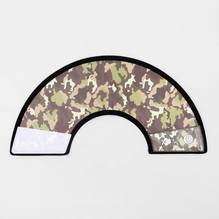 Ветеринарный воротник №5, обхват шеи 24-28 см, высота 12,6 см, хаки Ветеринарный воротник №5, обхват шеи 24-28 см, высота 12,6 см, хаки