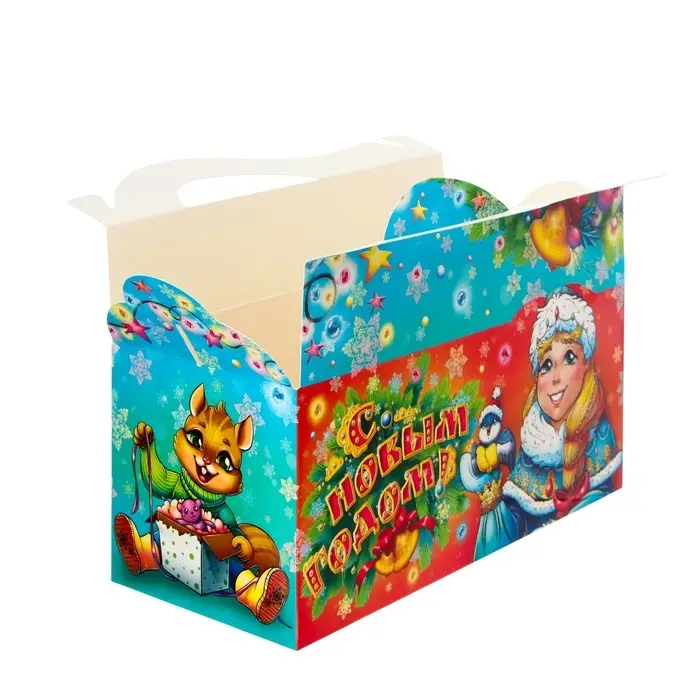 Подарочная новогодняя коробка «Снегурочка»23×10×10 см Подарочная новогодняя коробка «Снегурочка»23×10×10 см