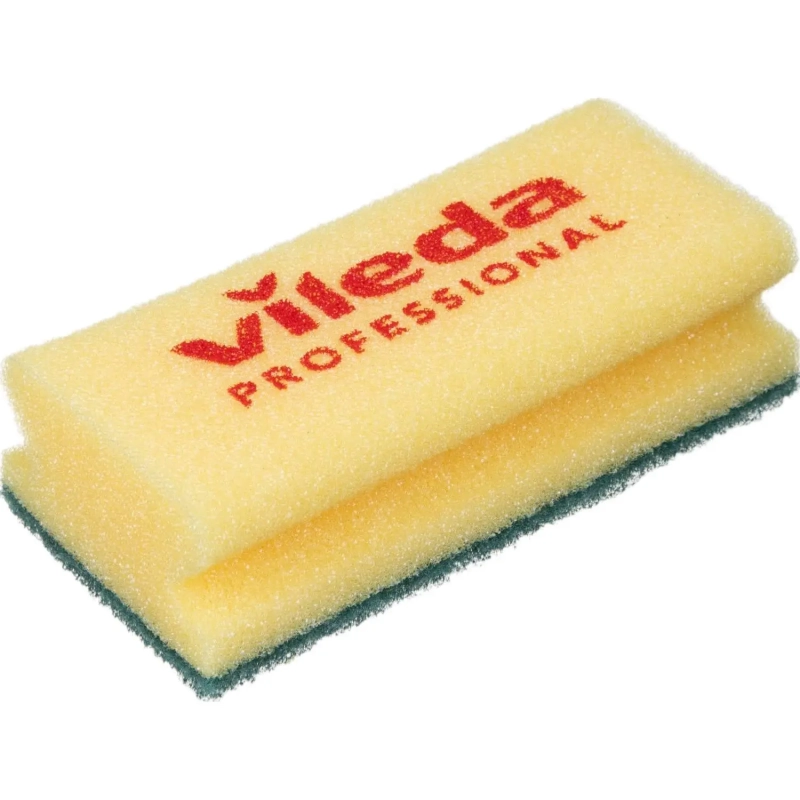 Губки абразивная Vileda Professional средней жесткости, 7,10шт. 101404