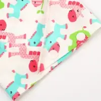 Нагрудник-бандана/слюнявчик для кормления Крошка Я, непромокаемый, с прорезывателем, на кнопке, розовый, МИКС