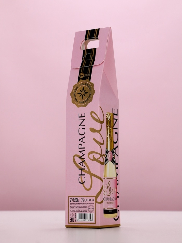 Гель для душа во флаконе шампанское Love Champagne, 250 мл, Новый Год Гель для душа во флаконе шампанское Love Champagne, 250 мл, Новый Год