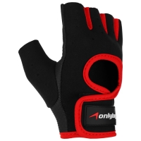 Перчатки спортивные ONLYTOP, р. L, цвет чёрный/розовый