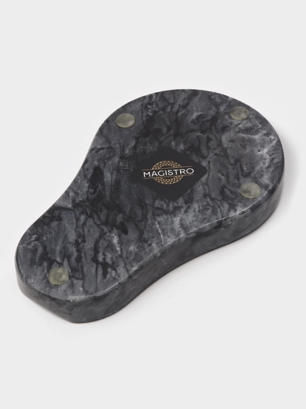 Подставка под ложку из мрамора Подставка под ложку из мрамора "Marble", цвет черный