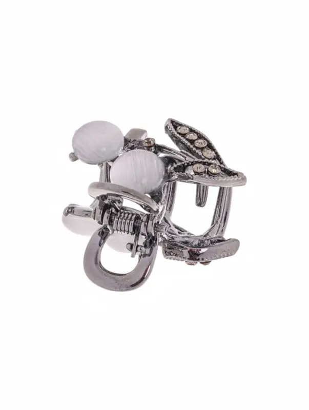 Крабик для волос &laquo;Ширли стиль&raquo;, веточка, 2.5 см, чёрный