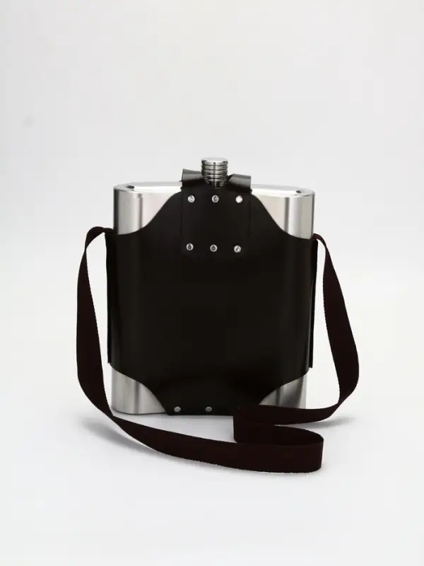 Фляжка для алкоголя &laquo;СССР&raquo;, нержавеющая сталь, чехол, 3.8 л