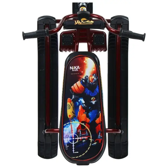 Снегокат «Ника-джамп» Робот, бордовый, чёрный, СНД1/Р2 Nika Kids Снегокат «Ника-джамп» Робот, бордовый, чёрный, СНД1/Р2 Nika Kids