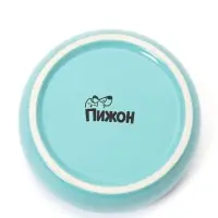 Миска Meow, 300 мл, 13.4&times;13.4&times;4 см, керамика, голубая