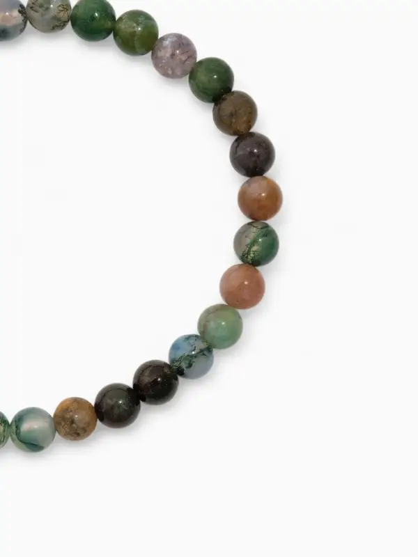 Набор браслетов из бусин &laquo;Лабрадор и Яшма&raquo;, 2 шт. шар №6