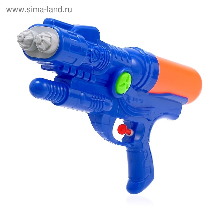 Водный пистолет «Дабл», 2 ствола, 30 см, цвета МИКС Водный пистолет «Дабл», 2 ствола, 30 см, цвета МИКС