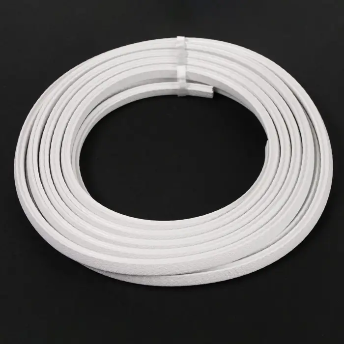 Защитная накладка на двери, металлический сердечник, 5 м, белая