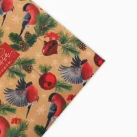 Бумага упаковочная крафтовая «Зимняя сказка», 50 х 70 см Бумага упаковочная крафтовая «Зимняя сказка», 50 х 70 см