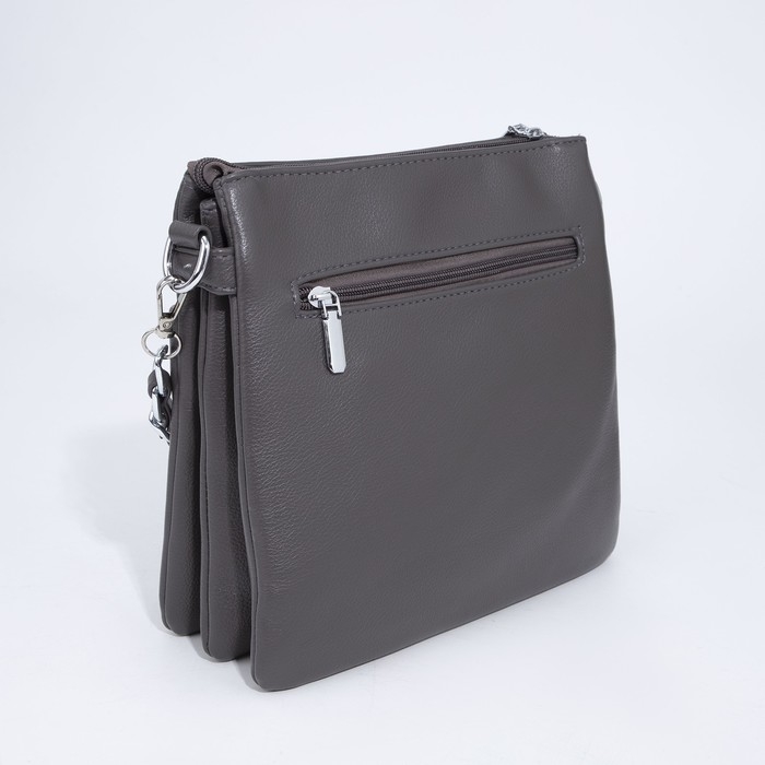 Сумка кросс-боди на молнии, цвет серый Сумка кросс-боди на молнии, цвет серый