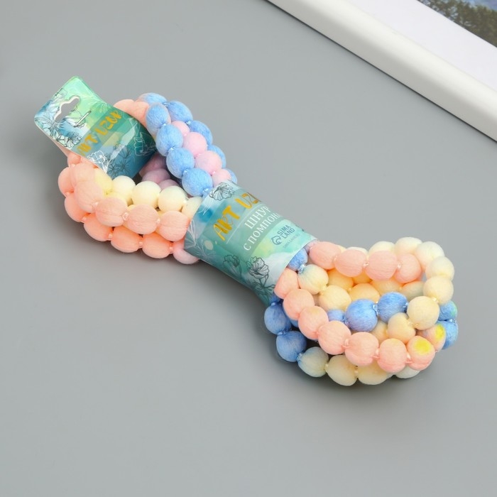 Шнур с помпонами "Зефир" намотка 2 м