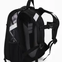 Рюкзак школьный для девочки &laquo;Скорость&raquo;, Stavia, эргономичная спинка, 30&times;16&times;38 см, чёрный