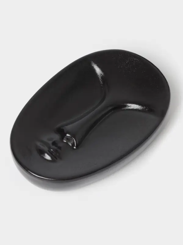 Аксессуары для ванной SAVANNA &laquo;Вуду&raquo;, 3 предмета, мыльница, дозатор для мыла, стакан, чёрные