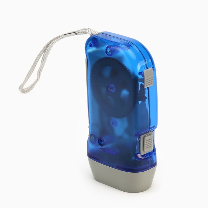 Фонарь ручной аккумуляторный, 1 Вт, 300 мАч, LED, динамо зарядка Фонарь ручной аккумуляторный, 1 Вт, 300 мАч, LED, динамо зарядка