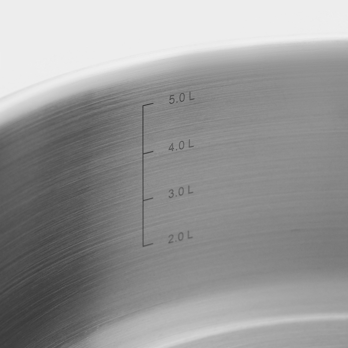 Кастрюля «Общепит. Шеф», 6 л, d=28 см, h=10,3 см, капсульное дно, индукция Кастрюля «Общепит. Шеф», 6 л, d=28 см, h=10,3 см, капсульное дно, индукция