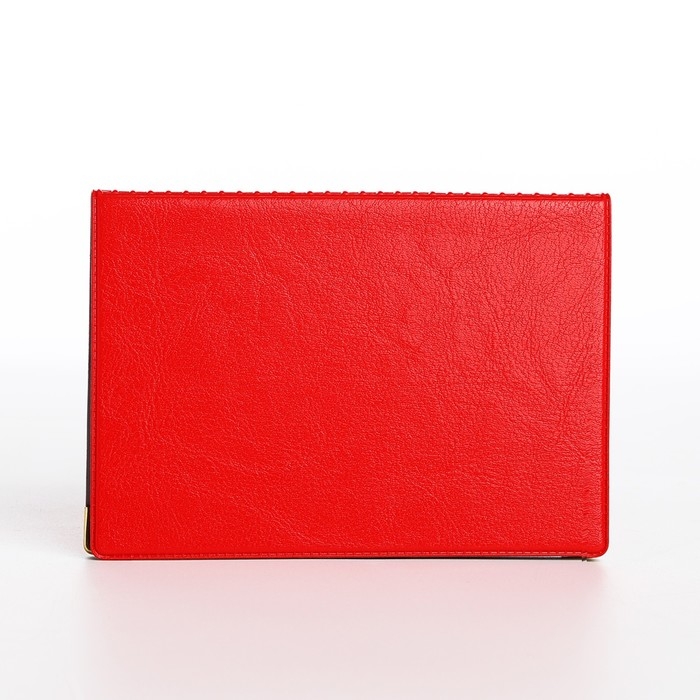 Обложка для паспорта, с уголками, цвет красный Обложка для паспорта, с уголками, цвет красный