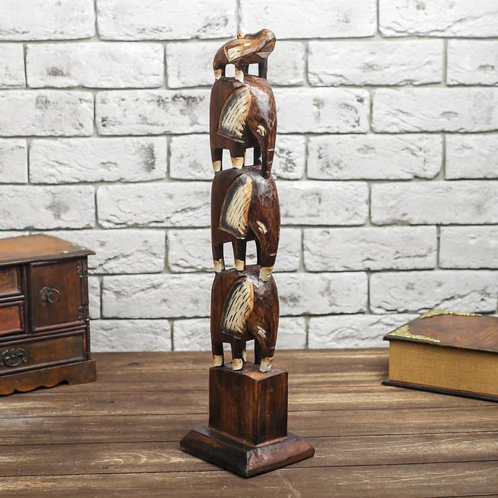 Сувенир дерево Сувенир дерево "Четыре слона" 50х12х10 см