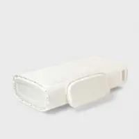 Плетёная корзина для белья с крышкой "Лён" 60л 43×20×80см, цвет белый Плетёная корзина для белья с крышкой "Лён" 60л 43×20×80см, цвет белый