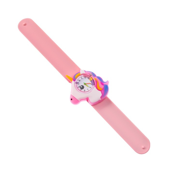 Часы наручные кварцевые детские Часы наручные кварцевые детские "Единорог", d-4 см, LR66 (AG4, 377)