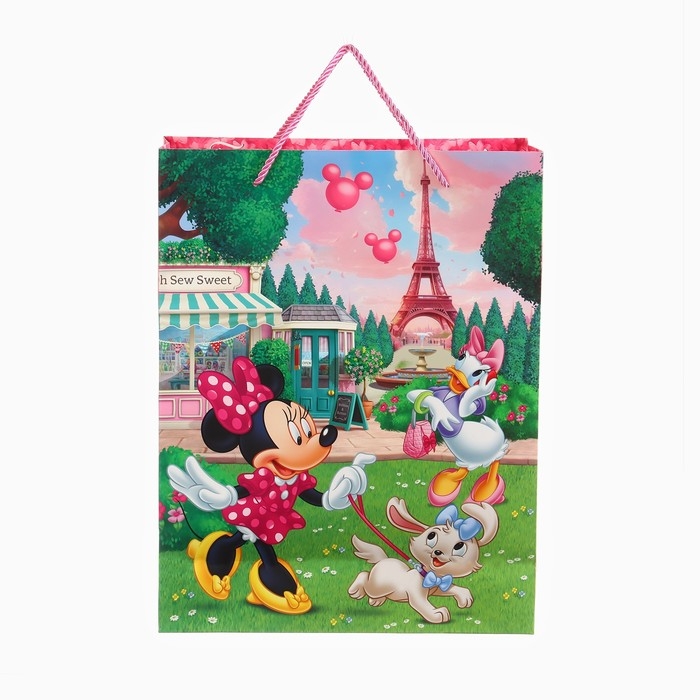 Пакет подарочный 3Д Пакет подарочный 3Д "Пусть исполняются мечты!" 40х31х11.5 см, Минни Маус
