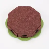 Игровой комплекс "Пижон" для кошек с шариками, 30 см, зелёный