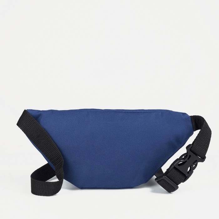 Поясная сумка на молнии, цвет синий Поясная сумка на молнии, цвет синий