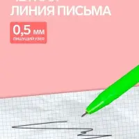 Ручка-прикол Calligrata &laquo;Авокадо&raquo;, чёрный стержень, гелевая