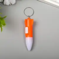 Фонарик свет на кольце "Ракета" мигает МИКС 6,5х2х2 см
