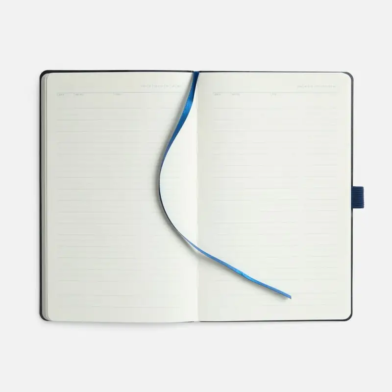 Ежедневник Lungo, недатированный, темно-синий Ежедневник Lungo, недатированный, темно-синий