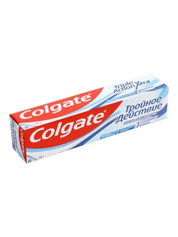 Зубная паста Colgate &laquo;Тройное действие&raquo;, экстра отбеливание, 100 мл