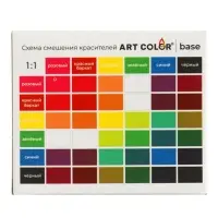 Набор высококонцентрированных красителей Art Color Base 6 цветов по 12 мл