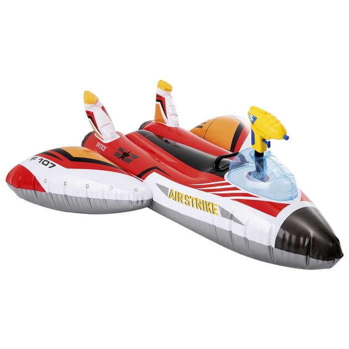 Плот для плавания «Самолет», 117 х 117 см, с водной пушкой, от 3 лет, до 40 кг, 57536NP, цвет МИКС Плот для плавания «Самолет», 117 х 117 см, с водной пушкой, от 3 лет, до 40 кг, 57536NP, цвет МИКС