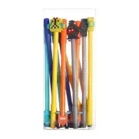 Ручка-прикол Calligrata &laquo;Робот&raquo;, чёрный стержень, гелевая, МИКС