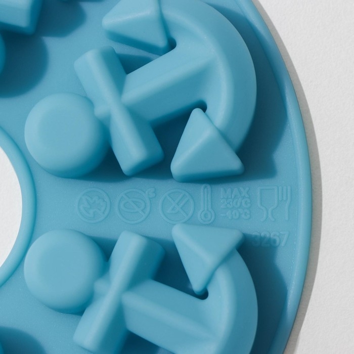 Форма для шоколада Доляна «Якорь», силикон, 20,5×13,5×1 см, 10 ячеек, цвет МИКС Форма для шоколада Доляна «Якорь», силикон, 20,5×13,5×1 см, 10 ячеек, цвет МИКС