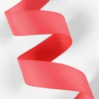 Лента репсовая, 40 мм, 23&plusmn;1 м, розовая №25
