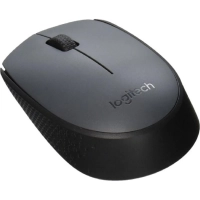 Мышь компьютерная Logitech беспроводная M170, Gray [910-004646