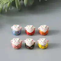 Фигурка керамика &laquo;Манэки-нэко в кимоно&raquo;, 1.2&times;0.6&times;1.5 см, МИКС