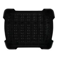 Подставка для ног, Стамм, 34.3&times;10.5&times;44.7 см, рельефная поверхность, черная