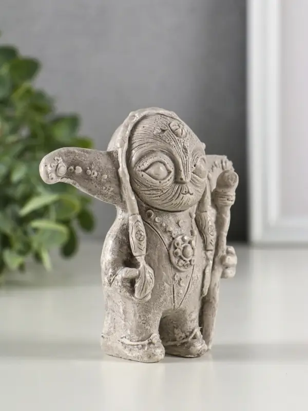 Фигура гипс Фигура гипс "Шаман" высота 10 см, под камень