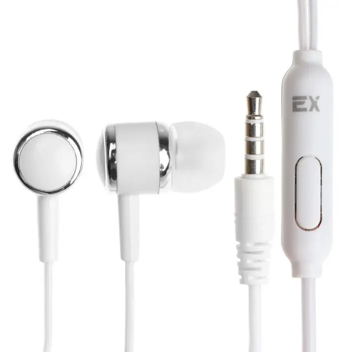 Наушники Exployd EX-HP-865, вакуумные, микрофон, 108 дБ, 32 Ом, 3.5 мм, 1.2м, белые Наушники Exployd EX-HP-865, вакуумные, микрофон, 108 дБ, 32 Ом, 3.5 мм, 1.2м, белые