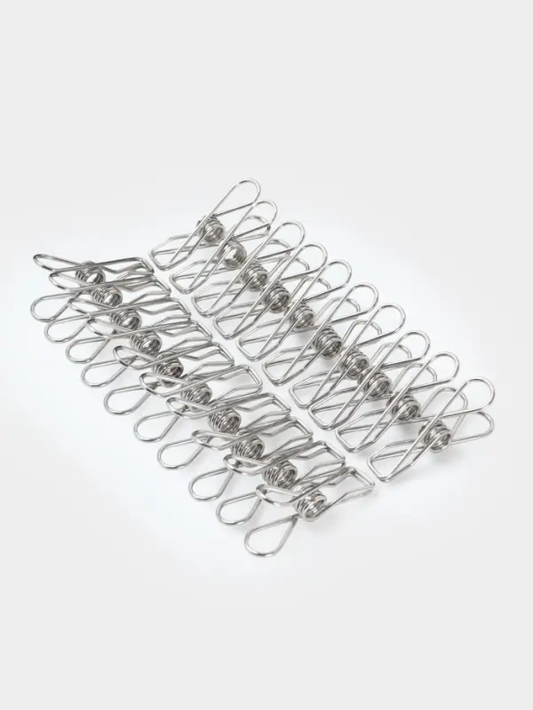 Набор прищепок бельевых металлических 20 шт