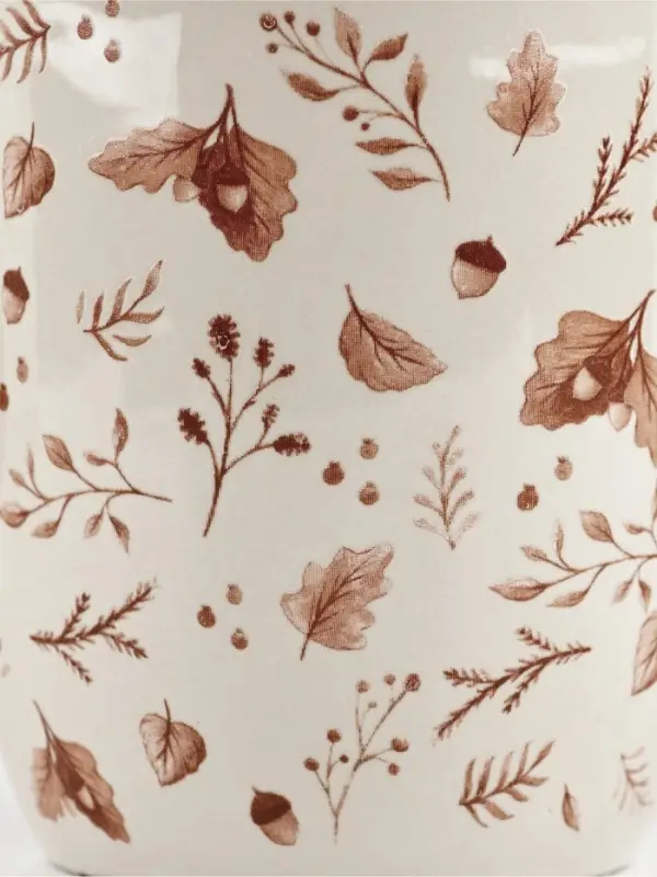 Кружка керамическая &laquo;Листья&raquo;, 420 мл