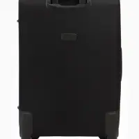 Чемодан на колёсах TEXTURA, кодовый замок, с увеличением, 47&times;30&times;78 см, 28", чёрный