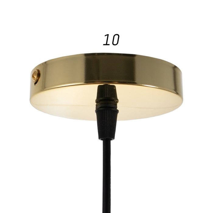 Светильник BayerLux 1393/1GD E27 40Вт золото 9х9х8 см