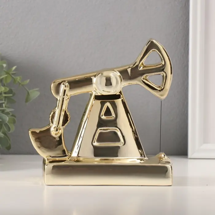 Копилка для денег &laquo;Нефтяная вышка&raquo;, керамика, 8&times;17&times;16.9 см