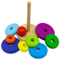 Пирамидка "Десятка", 10деталей Пирамидка "Десятка", 10деталей