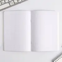 Блокнот А5, 48 л., в точку, обложка софт-тач, Panda
